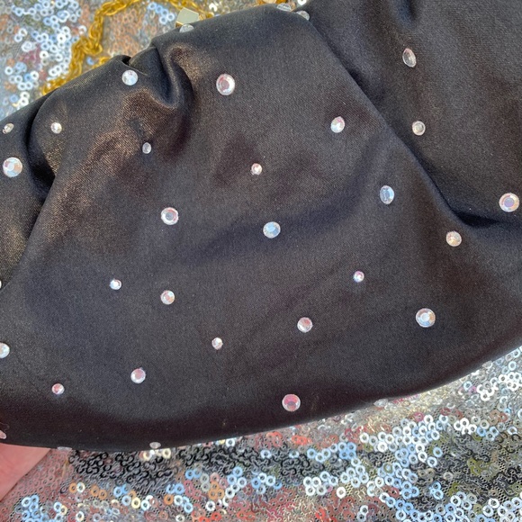 🖤✨Black rhinestone clutch purse✨🖤 - Picture 7 of 10